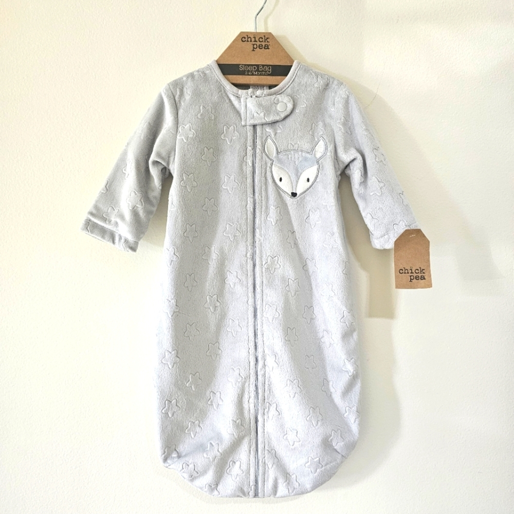 Sleep Sack ChickPea - Plush & Minky NWT 3-6mos